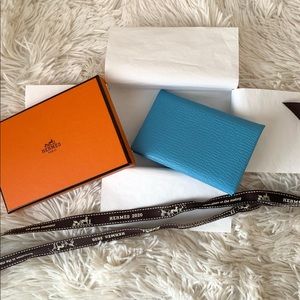 SOLD Authentic Hermès Calvi Card holder